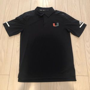 Adidas climalite Miami Hurricanes Sideline Polo
